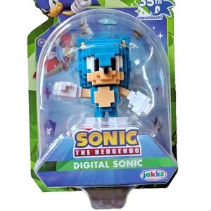 Sonic the Hedgehog Digital Sonic Blue Pixel Figure